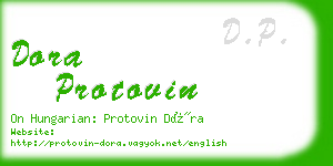 dora protovin business card